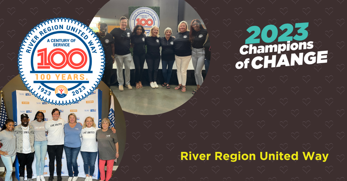 central inc champions of change- river region united way